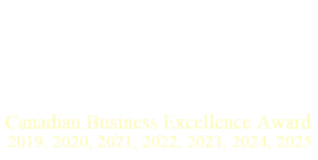 Excellence Canada Canadian Business Excellence Award 2019-2025